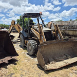 Retroescavadeira case com pá extra