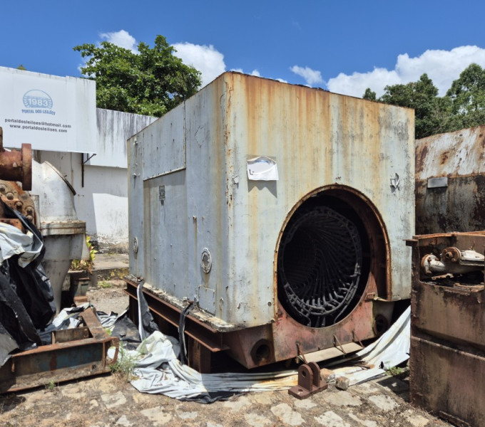 Gerador de condensação General electric trifásico, 6250 kva, transformador do gerador de condensação