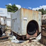 Gerador de condensação General electric trifásico, 6250 kva, transformador do gerador de condensação