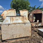 Estrutura elevador de caneco