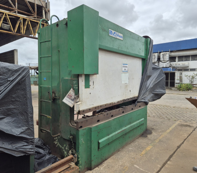 Viradeira de chapas 3m x 12mm CN Feva Fobesa