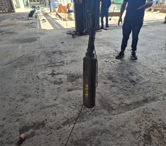 Ponte rolante demag, capacidade 2,5 ton, 15m de vão