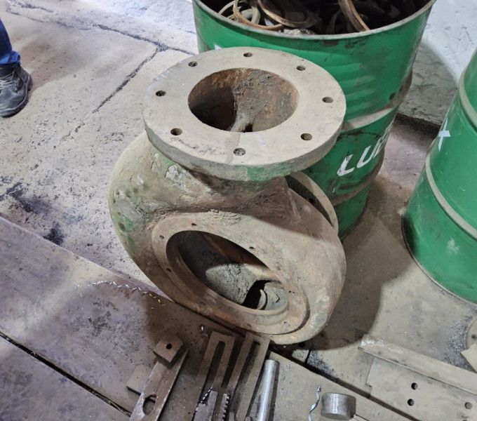 Corpo de bomba caracol em bronze (sucata) aprox. 200kg