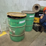 2 tambores de limalha de bronze aprox. 200kg