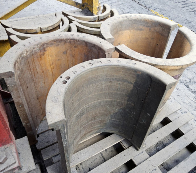 16 Casquilhos de moenda de bronze menores + 4 casquilhos de moenda 78''