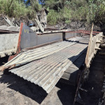 Esteira intermediária de borracha aprox. 4m