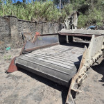 Esteira intermediária de borracha aprox. 4m