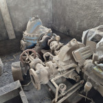 1 Turbo-bomba para caldeira, 3 rotores de motor elétrico