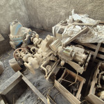 1 Turbo-bomba para caldeira, 3 rotores de motor elétrico