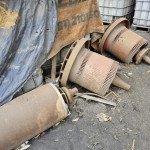 1 Turbo-bomba para caldeira, 3 rotores de motor elétrico