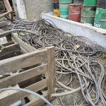 Diversos cabos de cobre aprox. 1000kg