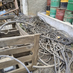 Diversos cabos de cobre aprox. 1000kg