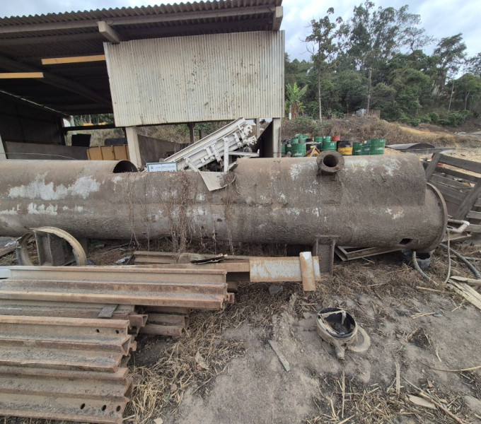 Trocador de calor tubo em cobre (30 p/kg) aprox. 500kg