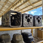 Caixa de marcha 2635 mercedes-benz (retirada), 2 carcaças de marcha 1780 e 7 caixas de acionamento p/ carregadeira Bell