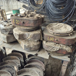 Caixa de marcha 2635 mercedes-benz (retirada), 2 carcaças de marcha 1780 e 7 caixas de acionamento p/ carregadeira Bell