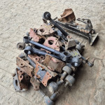 Diversos tensores e suporte de mola para 2217, peças avulsas para carregadeira bell