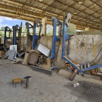 4 implementos laminas frontal para trator de esteira