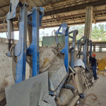 4 implementos laminas frontal para trator de esteira