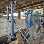 4 implementos laminas frontal para trator de esteira