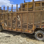 Reboque canavieiro Aberto com grades c/ Correntes, placa: KGE-1154, Frota: 676