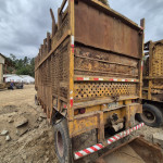 Reboque canavieiro Aberto com grades c/ Correntes, placa: KGE-1154, Frota: 676