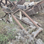 Volandeira Paralela c eixo, mancais e base