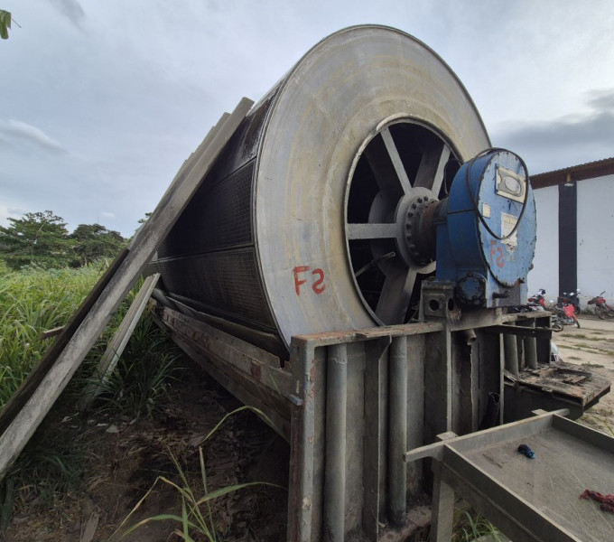 filtro rotativo cesto em Inox