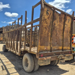 Reboque canavieiro aberto (sem chassi), Frota: 631