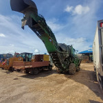 Colhedora de cana, pneus, John Deere 3520, 2010, Frota: 47004 + Ativo Item 1