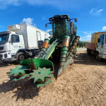 Colhedora de cana, pneus, John Deere 3520, 2010, Frota: 47004 + Ativo Item 1