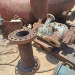 2 Bombas de caldeira sucateadas + Turbina + cone 20" em AC + Ativo Item 5