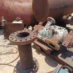 2 Bombas de caldeira sucateadas + Turbina + cone 20" em AC + Ativo Item 5