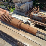 2 Cavaletes p/ bomba centrifuga + 4 Pinhões em AC