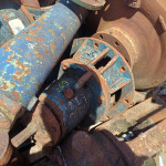 2 Corpos Caracol em AC p/ bomba Suzer + Cavalete mancal da bomba UND A30