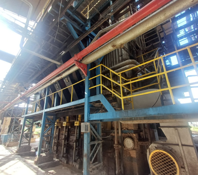 Caldeira Zanini S.A: Cap. 94.000KG/H, 31,9KGF/cm²g com lavador de gases e chaminé em AC (Não acompanha motores elétricos, cabos e exaustores) + Ativo I1C1