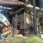 Caldeira Zanini S.A: Cap. 94.000KG/H, 31,9KGF/cm²g com lavador de gases e chaminé em AC (Não acompanha motores elétricos, cabos e exaustores) + Ativo I1C1