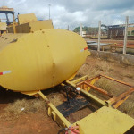 Tanque horizontal com chassi p inflamáveis Frota: 103320