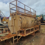 Tanque horizontal com chassi 8000l c bomba acoplada (calda de agroquimica) Frota: 128017