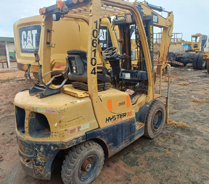 Empilhadeira Hyster H55FT cap  2500 kg, Ano: 2012, Frota: 106104