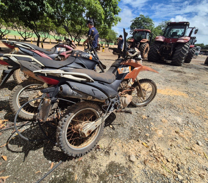 Motocicleta Honda NXR 150cc Bros, Ano 2012, Vermelha, Placa: OHD 1566, Frota: 104072