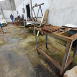 Diversas bancadas em aço carbono