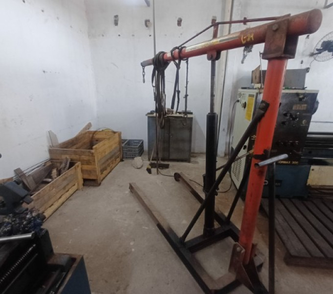 Guincho hidráulico móvel Schulz GHS11, capacidade de 800 kg