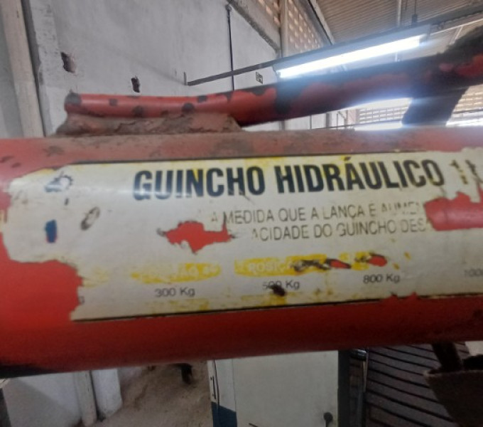 Guincho hidráulico móvel Schulz GHS11, capacidade de 800 kg