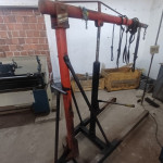 Guincho hidráulico móvel Schulz GHS11, capacidade de 800 kg