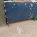 6 Bancadas em aço carbono e 1 estante em aço carbono