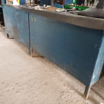 6 Bancadas em aço carbono e 1 estante em aço carbono