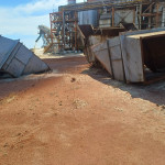 ESTRUTURA P EXAUSTOR DE CALDEIRA EM AC 4 PARTES