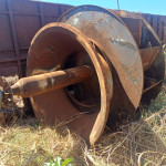ROTOR DE CALDEIRA EM AC C/ EIXO E MANCAIS E CONE