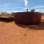 BASE DE VIGAS EM AC + CHAPA BALAO FESH SUCATA