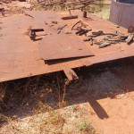 BASE DE VIGAS EM AC + CHAPA BALAO FESH SUCATA